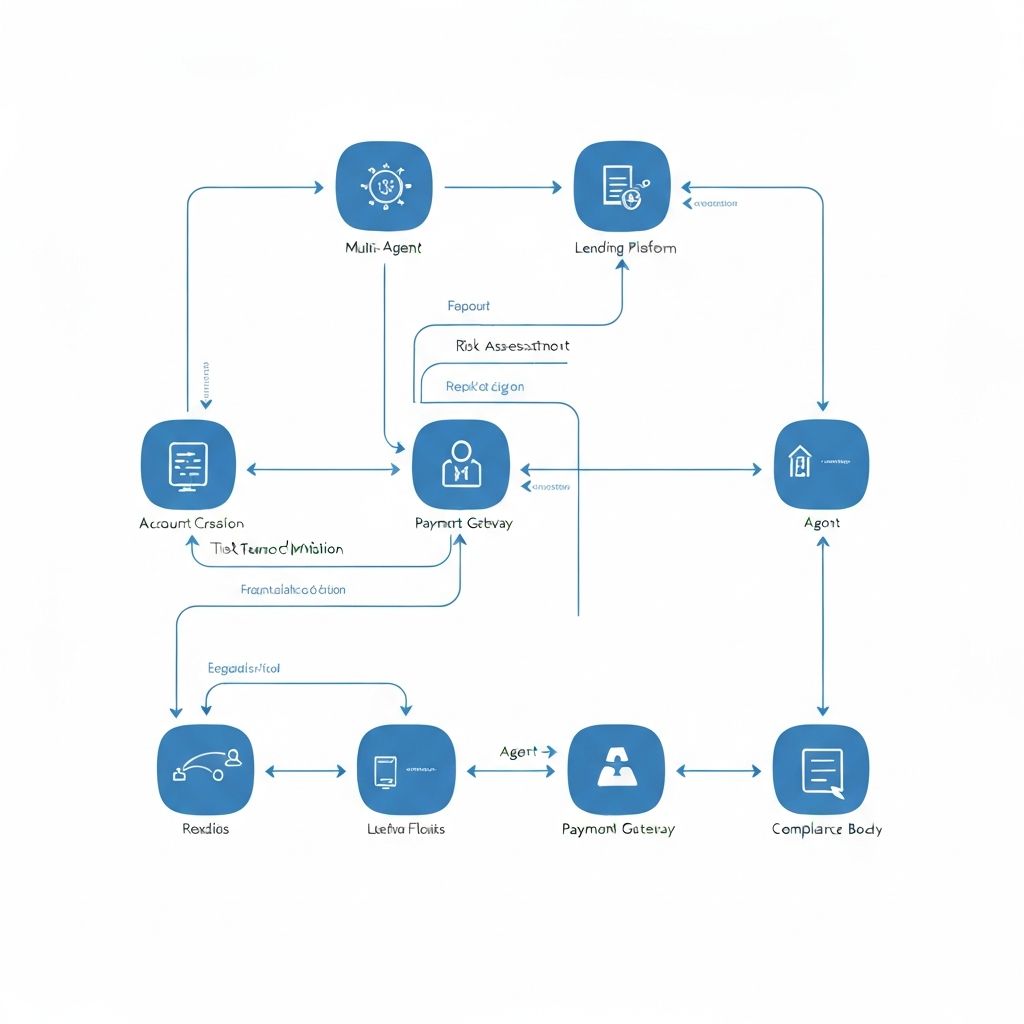 Multi-agent workflow diagram